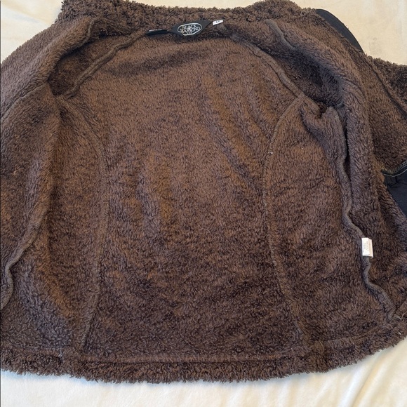 Black Diamond Fuzzy Textured Fleece Jacket, sz M - Picture 10 of 11
